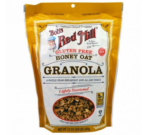 Bob's Red Mill, Gluten Free Honey Oat Granola, 12 oz (340 g)