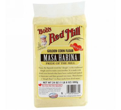 Bob's Red Mill, Masa Harina, Golden Corn Flour,  680 г