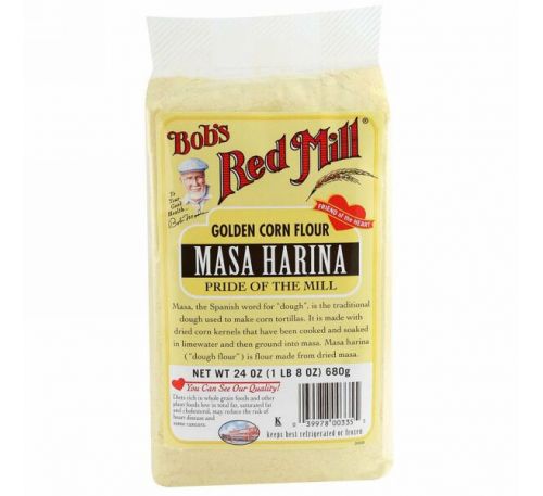 Bob's Red Mill, Masa Harina, Golden Corn Flour,  680 г