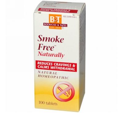 Boericke & Tafel, «Природный отказ от курения», 100 таблеток