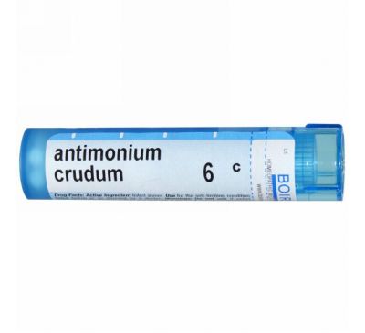 Boiron, Single Remedies, Антимониум крудум, 6C, прибл. 80 гранул