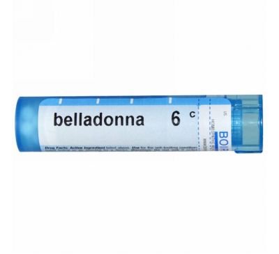 Boiron, Single Remedies, Белладонна, 6C, прибл. 80 гранул