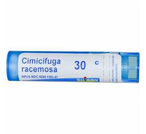 Boiron, Single Remedies, Цимицифуга (Cimicifuga Racemosa), 30 С, прибл. 80 гранул