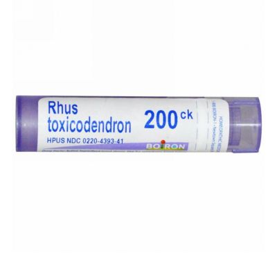 Boiron, Single Remedies, Рус токсикодендрон, 200CK, прибл. 80 гранул