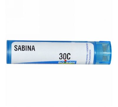 Boiron, Single Remedies, Сабина, 30C, прибл. 80 гранул
