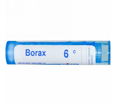 Boiron, Single Remedies, Тетраборат натрия, 6 C, прибл. 80 гранул