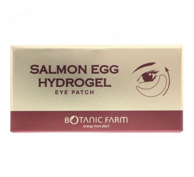 Botanic Farm, Salmon Egg Hydrogel Eye Patch, 90 g