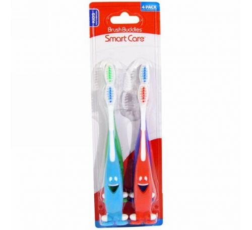 Brush Buddies, Smart Care, детская зубная щетка, 4 шт