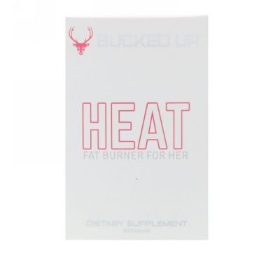 Bucked Up, HEAT, Fat Burner For Her, 60 Capsules