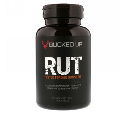 Bucked Up, RUT, Усилитель тестостерона, 90 капсул