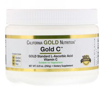 California Gold Nutrition, Gold C, 8.81 oz (250 g)