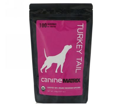 Canine Matrix, Траметес разноцветный, для собак, 100 г