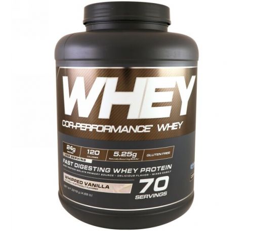 Cellucor, Cor-Performance Whey, Whipped Vanilla, 4.89 lbs (2219 g)