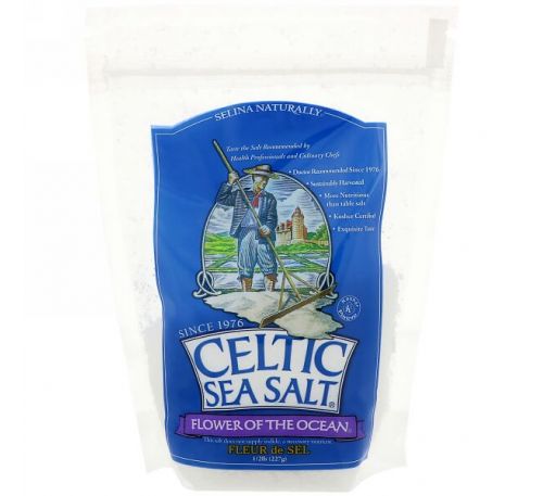 Celtic Sea Salt, Flower of The Ocean, 1/2 lb (227 g)