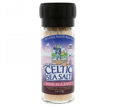 Celtic Sea Salt, Pink Sea Salt, 4 oz (113 g)
