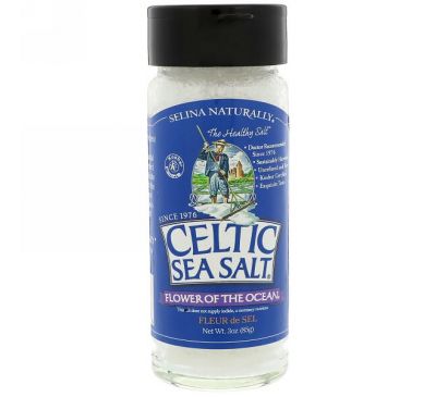 Celtic Sea Salt, Sea Salt, Flower  of the Ocean, 3 oz (85 g)