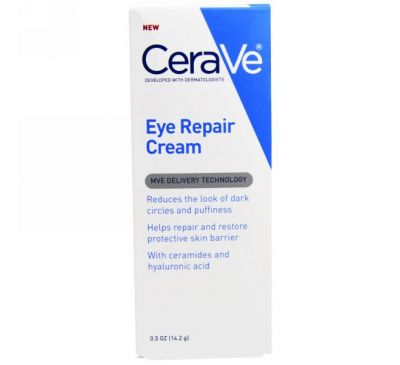 CeraVe, Крем для восстановления зоны вокруг глаз, 0,5 унции (14,2 г)