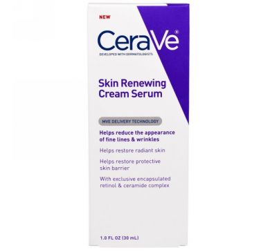 CeraVe, Регенерирующий Кожу Крем - Серум, 1 жидкая унция (30 мг)