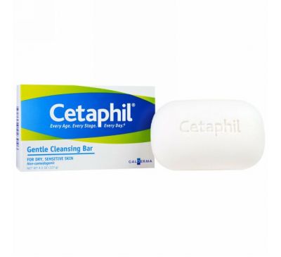 Cetaphil, Мягкое очищающее средство, 4.5 унции(127 г)