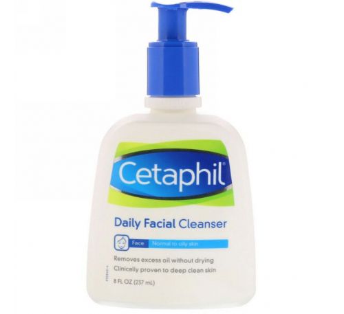 Cetaphil, Средство для ежедневного очищения лица, 8 жид.унций(237 мл)
