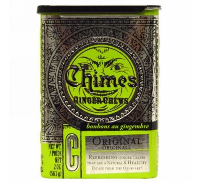 Chimes, Ginger Chews, Original, 2 oz.