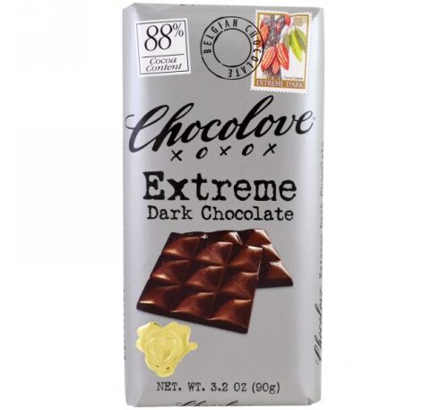 Chocolove, Экстрачерный шоколад, 3,2 унции (90 г)