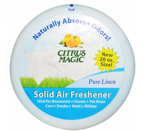 Citrus Magic, Твердый освежитель воздуха, чистый лен 20 унции (566 г)