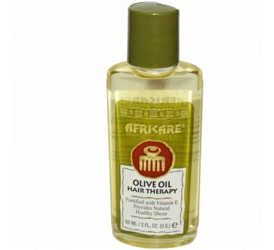 Cococare, Африкэр, оливковое масло для терапии волос, 60 мл (2 жидкие унции)