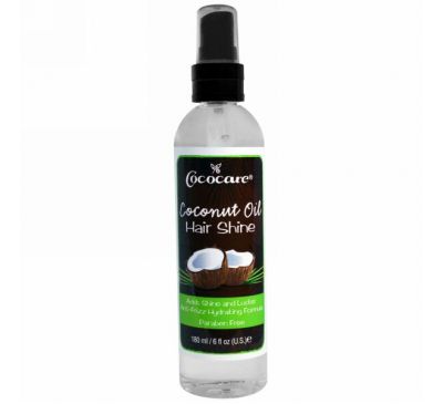 Cococare, Кокосовое масло для сияющих волос, 6 жидк. унц. (180 мл)