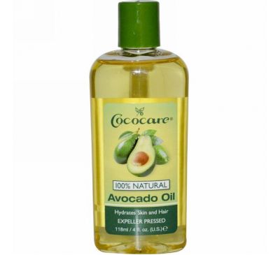 Cococare, Масло авокадо, 4 жидких унций (118 мл)