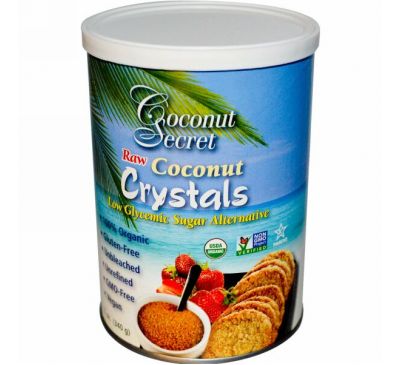 Coconut Secret, Кокосовые кристаллы, 12 унций (340 г)