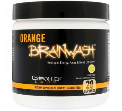 Controlled Labs, Orange Brainwash,  Lemon Frost, 5.64 oz (160 g)
