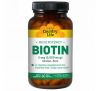Country Life, Биотин, высокая эффективность, 5 мг, 60 вегетарианских капсул