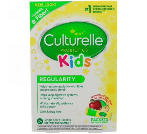 Culturelle, Пробиотики, детский, для регулярного стула, 24 порционных пакетика