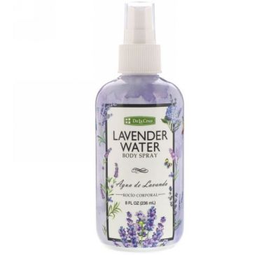 De La Cruz, Lavender Water Body Spray, 8 fl oz (236 ml)