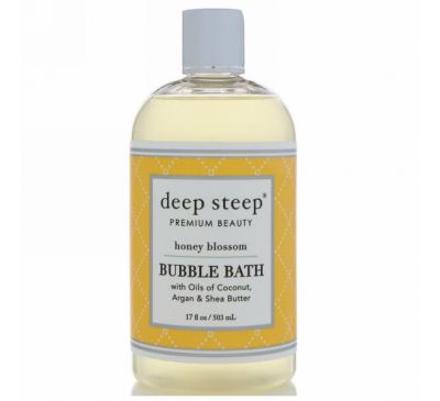 Deep Steep, Bubble Bath, Honey Blossom, 17 fl oz (503 ml)
