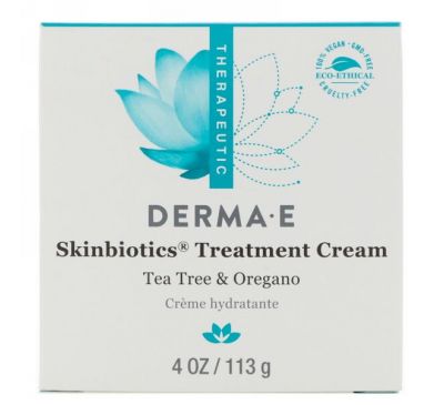 Derma E, Skinbiotics Rescue Cream, 4 oz (113 g)