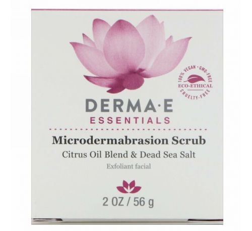 Derma E, Скраб для микрошлифовки кожи, 2 унц. (56 г)
