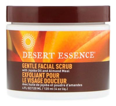 Desert Essence, Нежный стимулирующий скраб для лица , 4 жидких унции (120 мл)