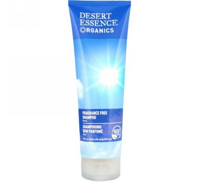 Desert Essence, Organics Shampoo, Fragrance Free, 8 fl oz (237 ml)