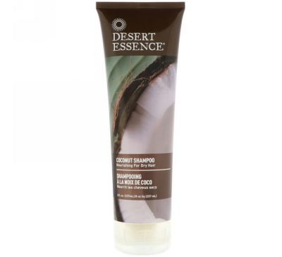 Desert Essence, Питательный шампунь для сухих волос, кокос, 237 мл
