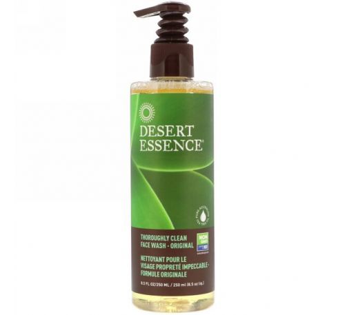 Desert Essence, Средство для умывания для глубокой очистки, оригинальное, 250 мл