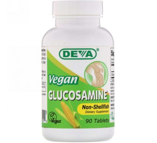 Deva, Glucosamine, Vegan , 90 Tablets
