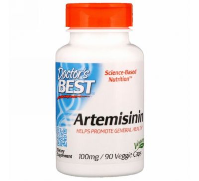 Doctor's Best, Артемизинин, 100 мг, 90 капсул в растительной оболочке