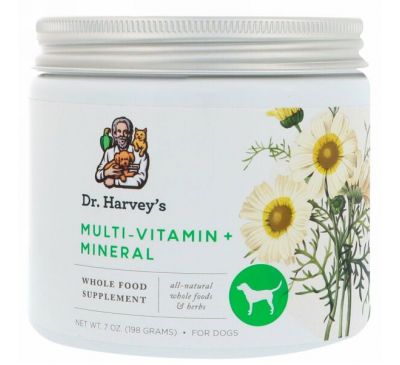 Dr. Harvey's, Multi-Vitamin + Mineral Supplement, For Dogs,  7 oz (198 g)