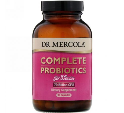 Dr. Mercola, Complete Probiotics for Women, 70 Billion CFU, 90 Capsules