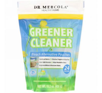 Dr. Mercola, Еще более экологичное очищающее средство, Альтернатива отбеливателю в пакетах, 24 пакета