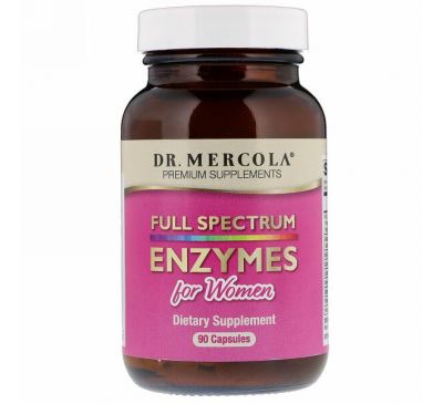 Dr. Mercola, Full Spectrum Enzymes For Women, 90 Capsules