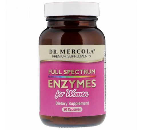 Dr. Mercola, Full Spectrum Enzymes For Women, 90 Capsules