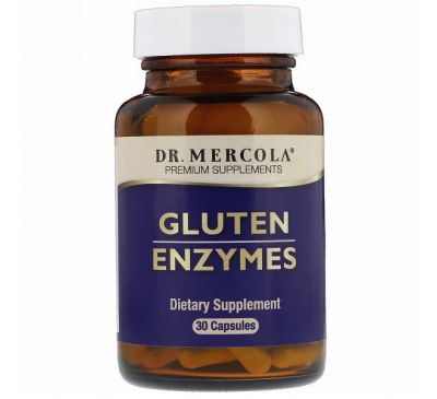 Dr. Mercola, Gluten Enzymes, 30 Capsules